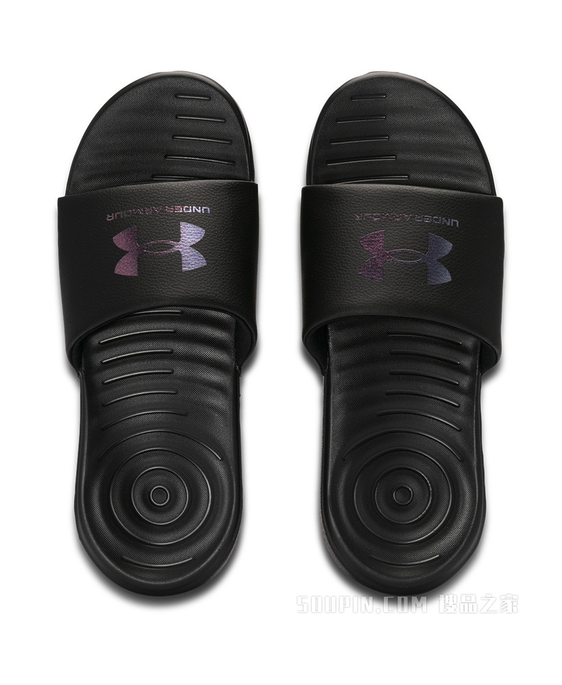 男士UA Ansa Graphic Logo拖鞋