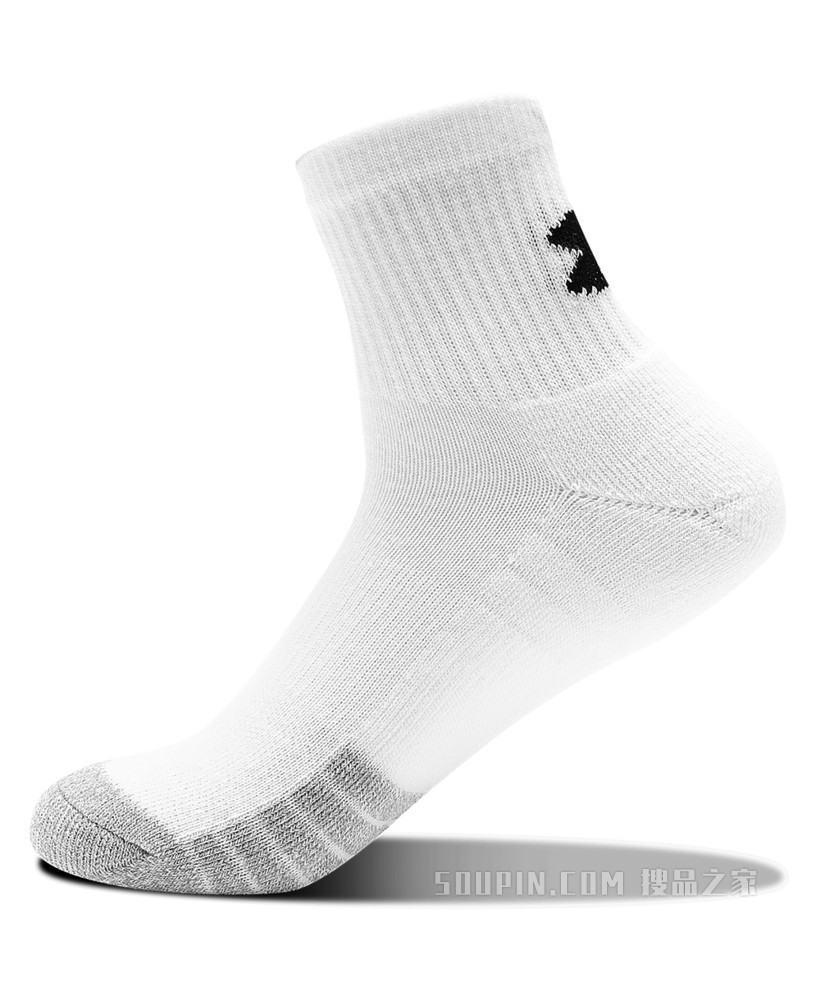 男女同款HeatGear® Quarter袜—3双装