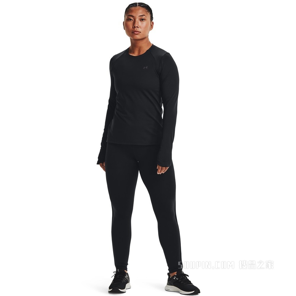 女士UA ColdGear® Cozy Crew圆领长袖上衣