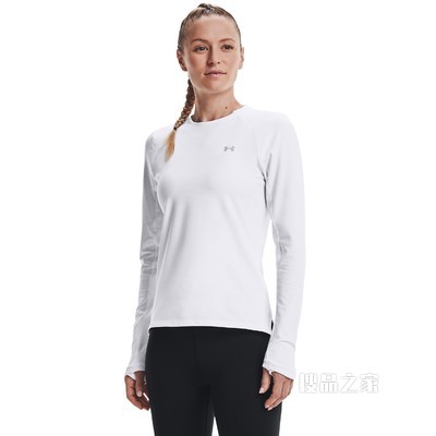 女士UA ColdGear® Cozy Crew圆领长袖上衣