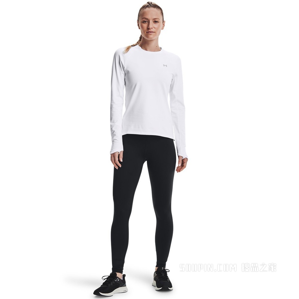 女士UA ColdGear® Cozy Crew圆领长袖上衣