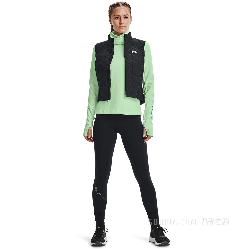 女士UA Empowered漏斗领运动上衣