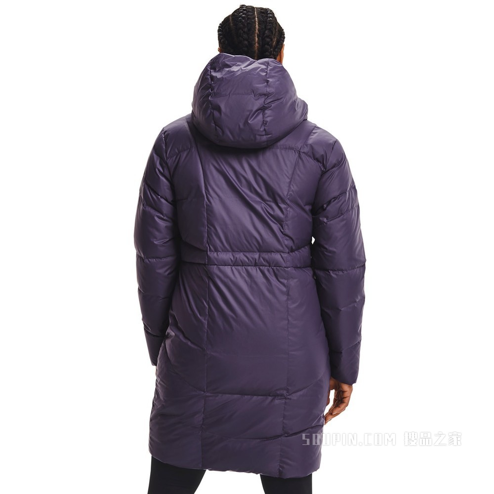 女士UA Armour长款羽绒外套