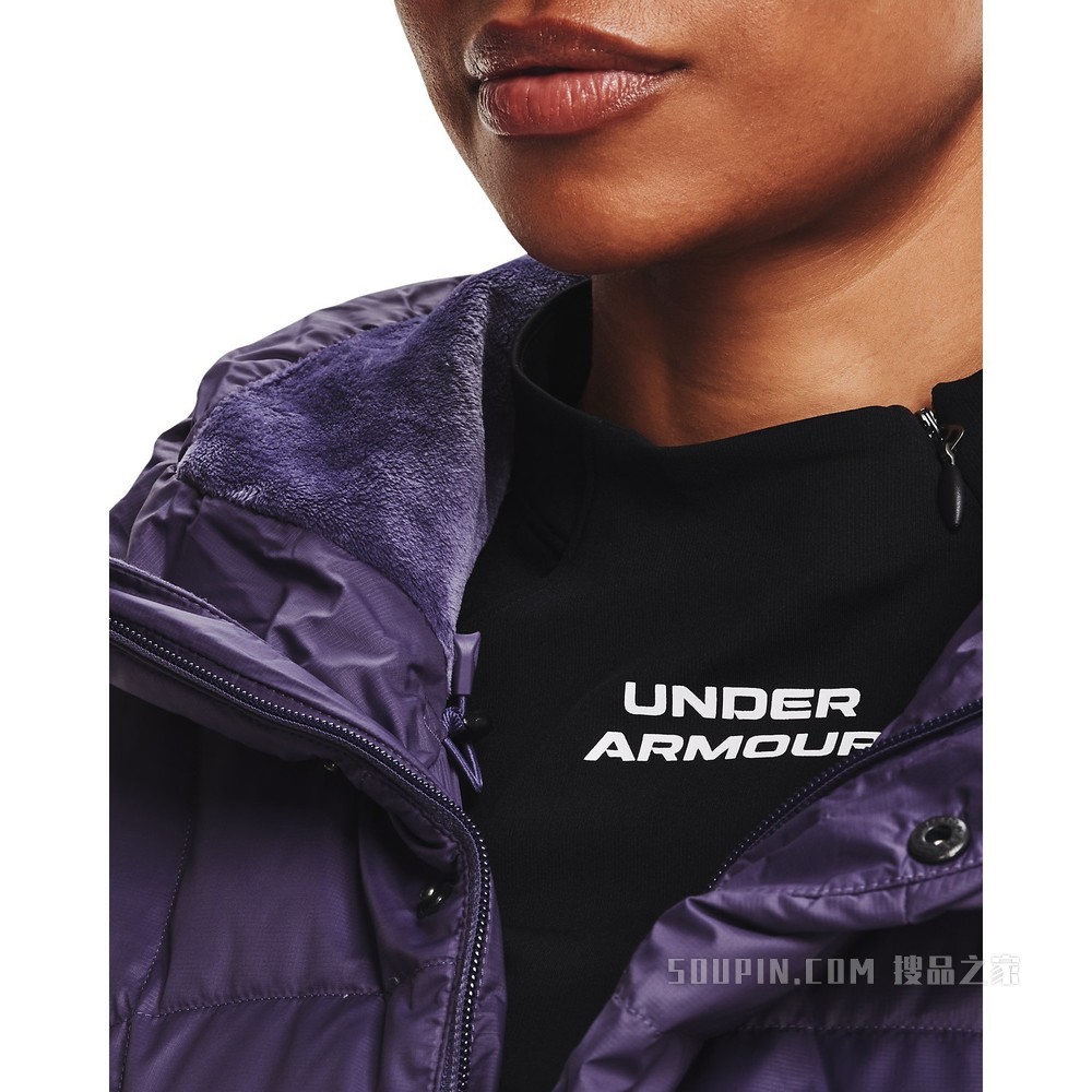 女士UA Armour长款羽绒外套