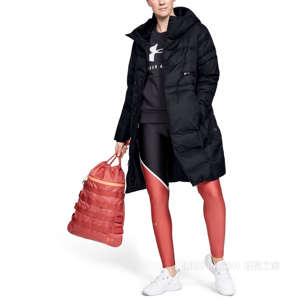 女士UA Armour长款羽绒外套