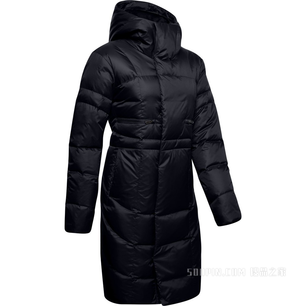 女士UA Armour长款羽绒外套