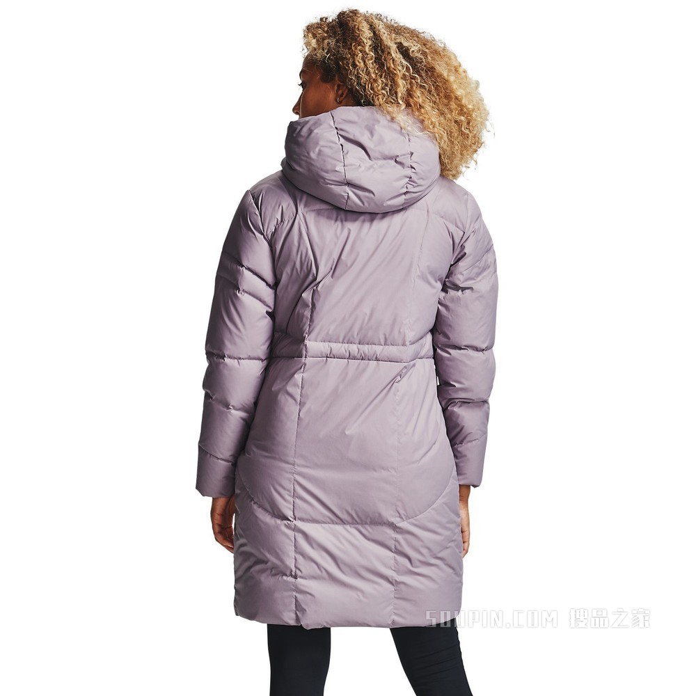 女士UA Armour长款羽绒外套