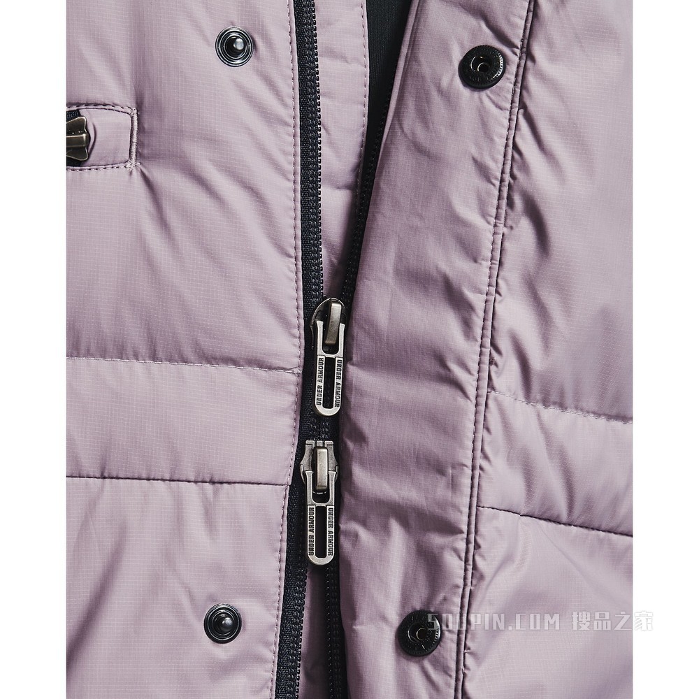 女士UA Armour长款羽绒外套