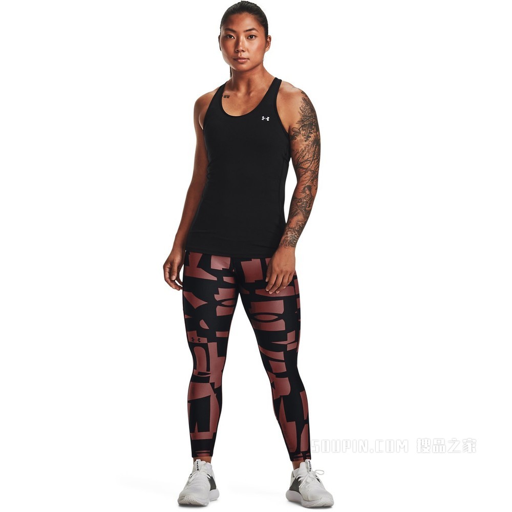女士UA Armour HeatGear® Logo紧身九分裤