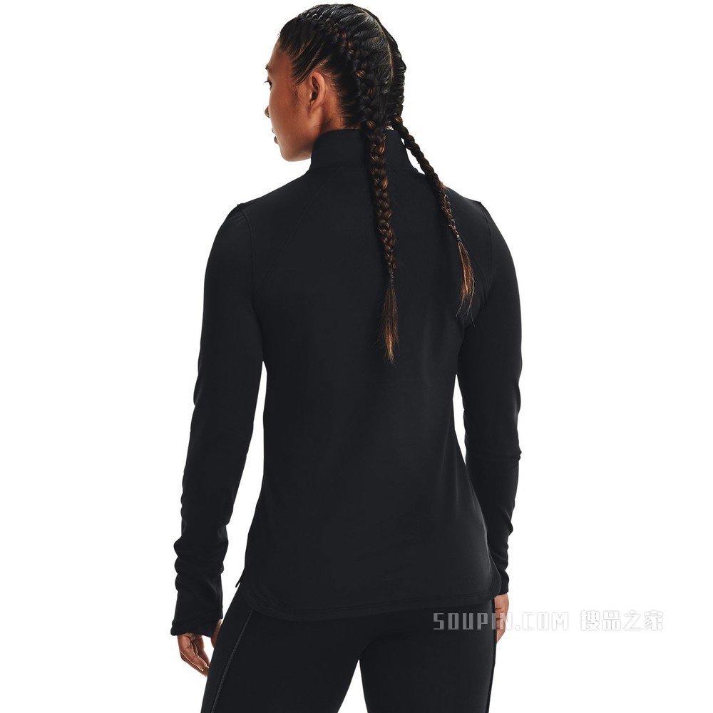 女士UA ColdGear® Cozy 1/2拉链长袖上衣