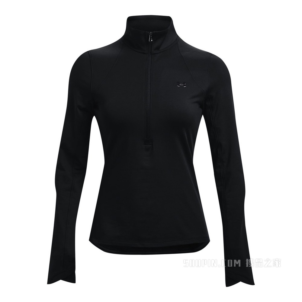 女士UA ColdGear® Cozy 1/2拉链长袖上衣