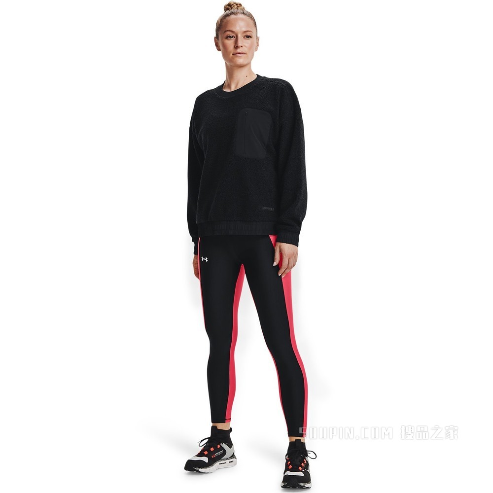 女士UA Boucle Crew圆领运动衣