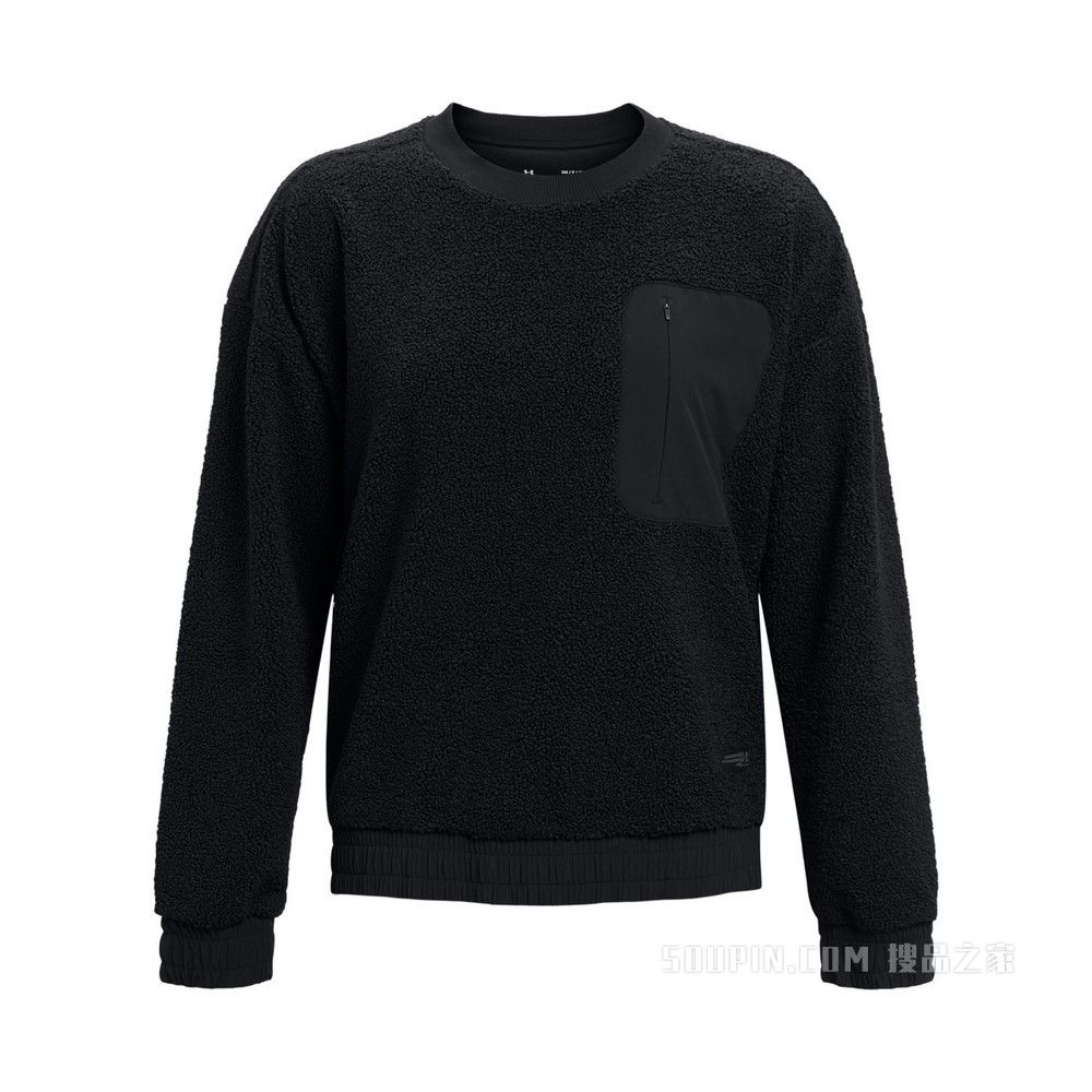 女士UA Boucle Crew圆领运动衣