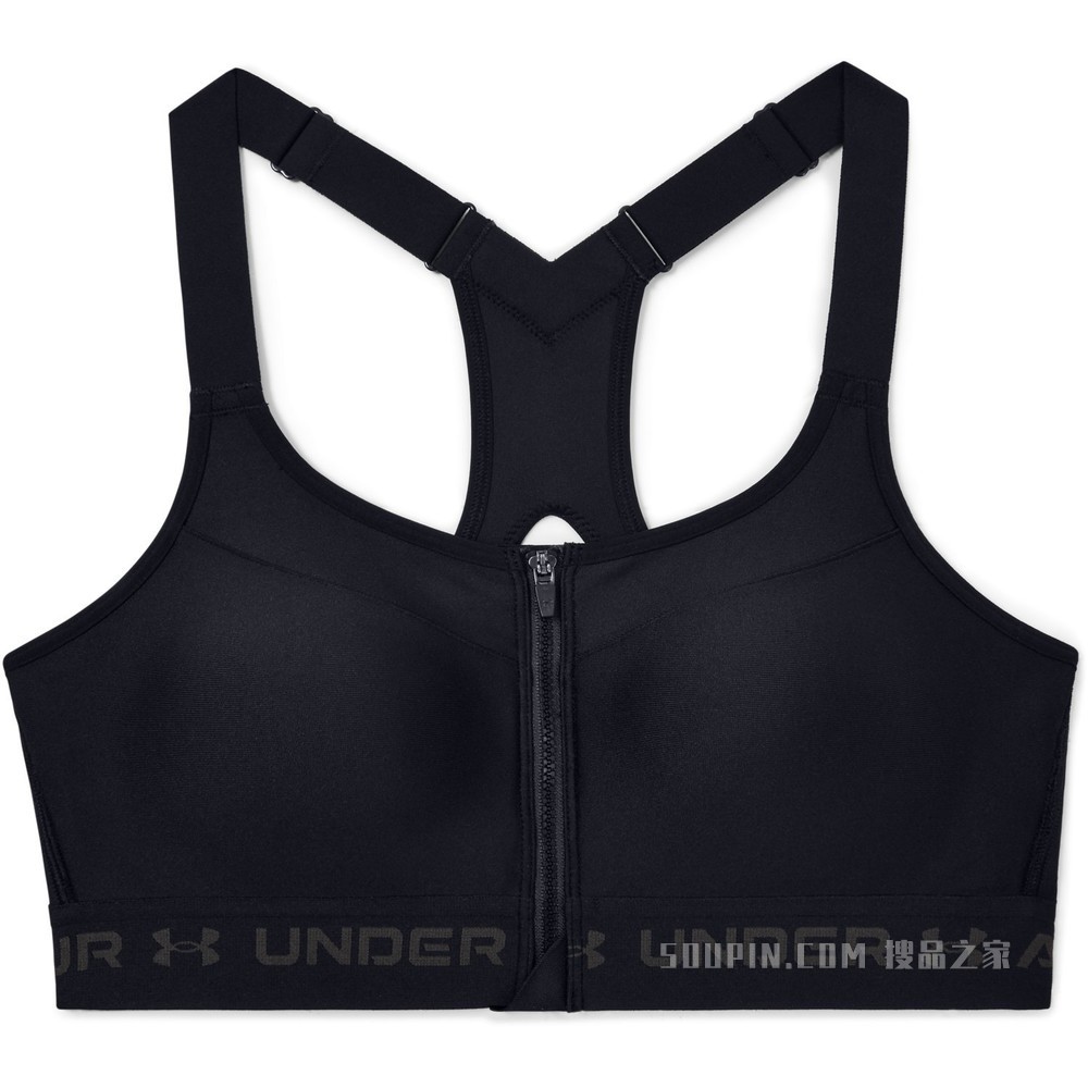女士Armour Crossback拉链运动内衣—高强度
