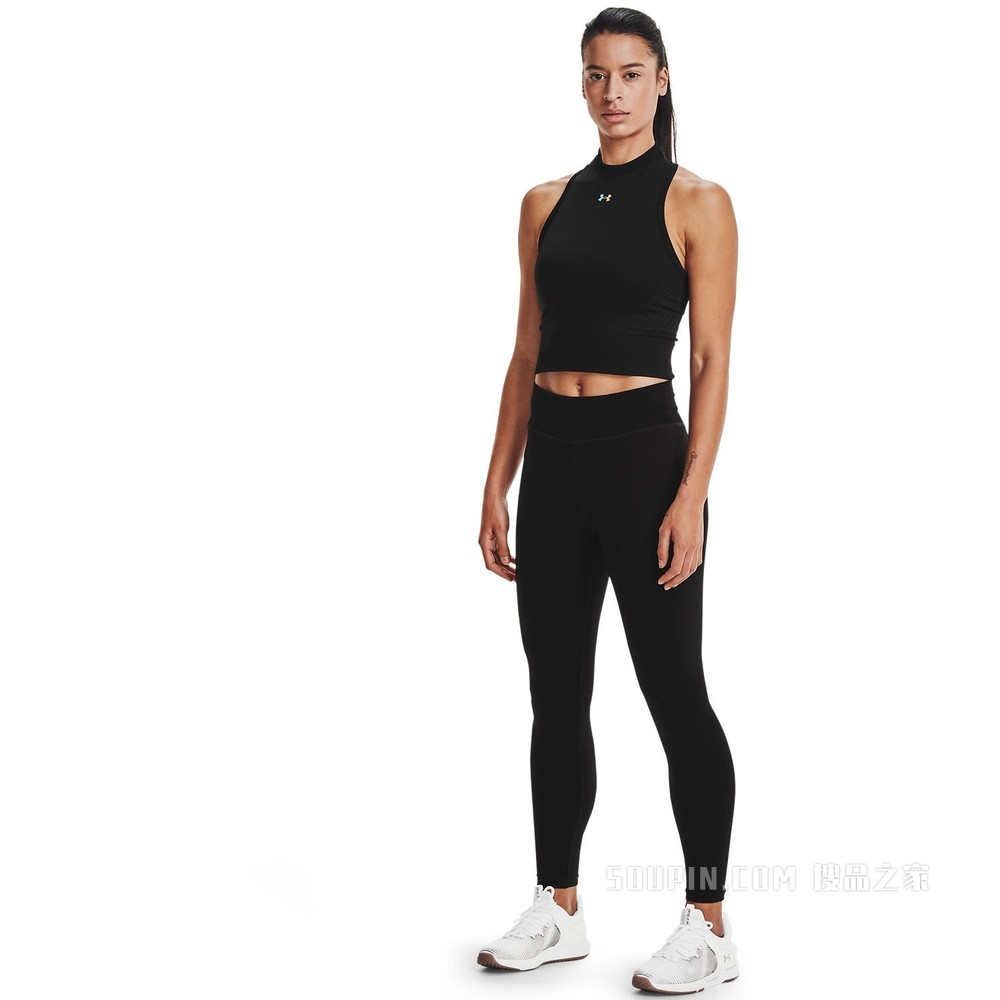 女士UA RUSH Seamless紧身九分裤