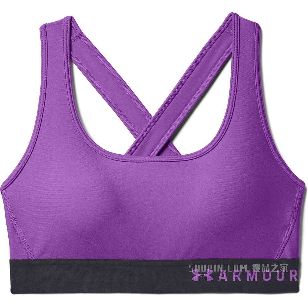 女士UA Armour Crossback含胸垫运动内衣—中强度