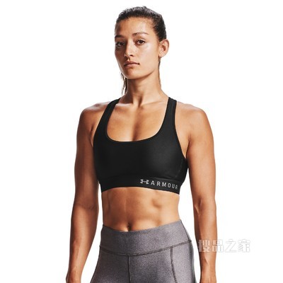 女士UA Armour Crossback含胸垫运动内衣—中强度