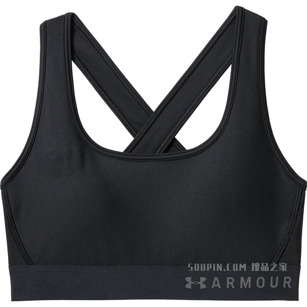 女士UA Armour Crossback含胸垫运动内衣—中强度