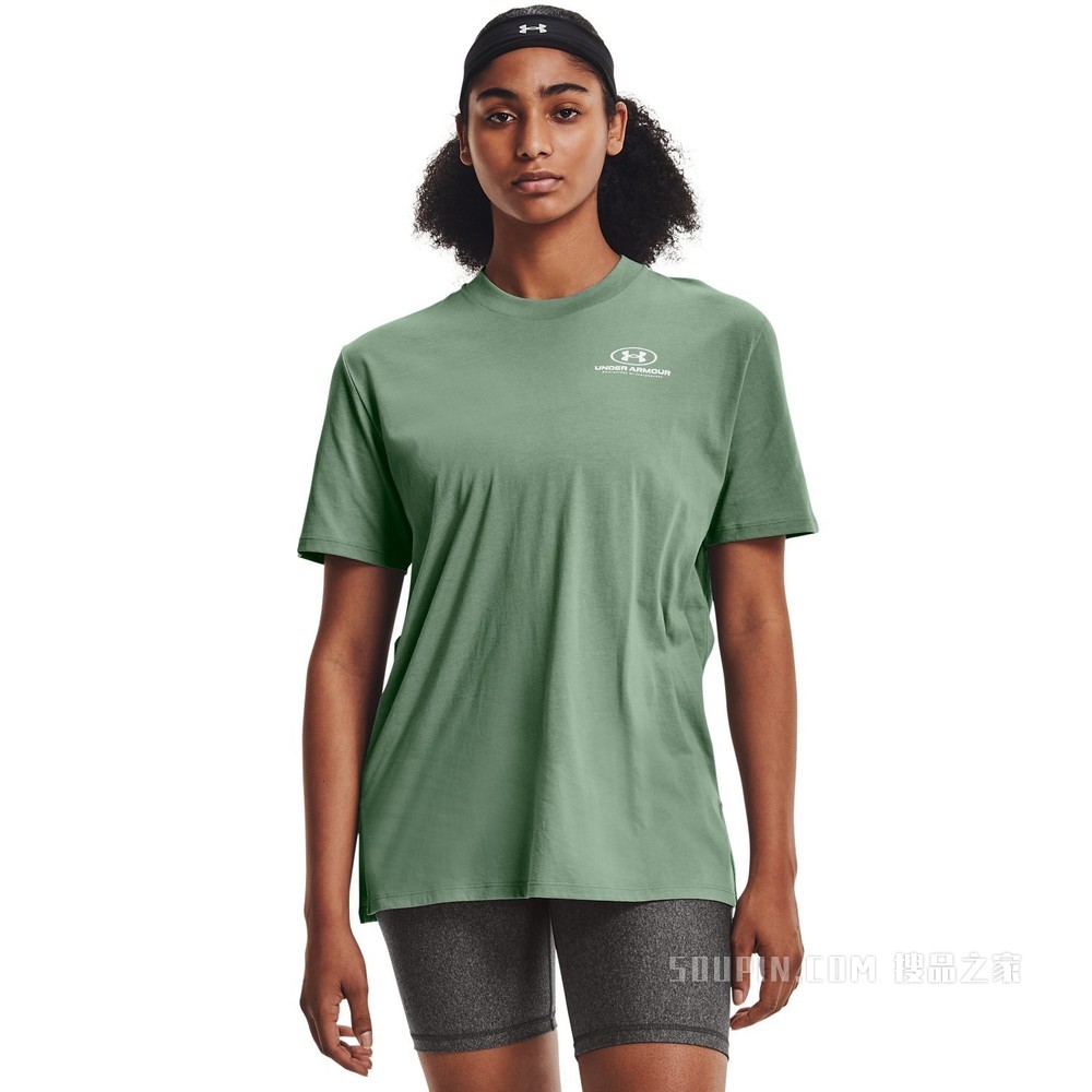 女士UA Graphic Oversized短袖T恤