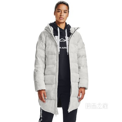 女士UA Sportstyle Graphic Bench连帽上衣