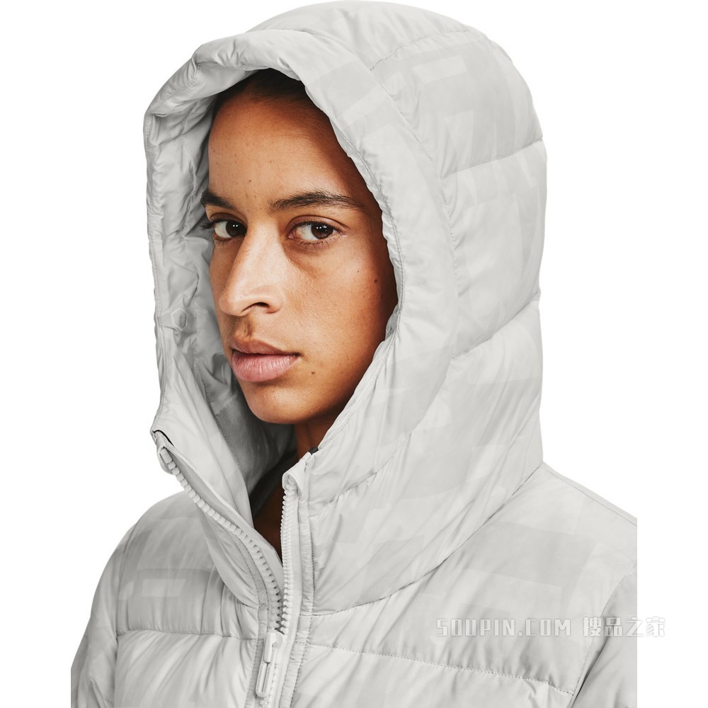 女士UA Sportstyle Graphic Bench连帽上衣