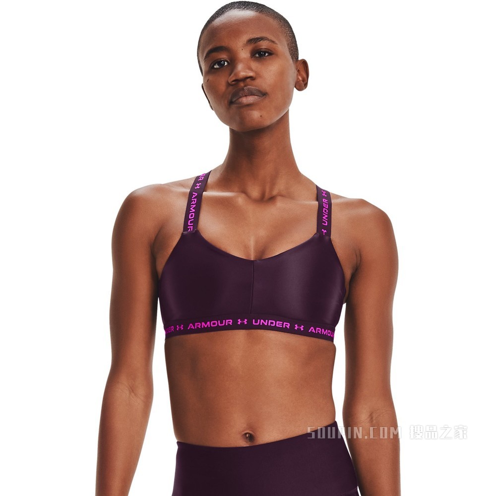 女士UA Crossback Shine运动内衣—低强度