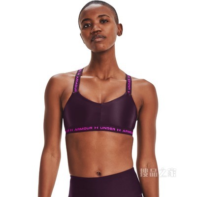 女士UA Crossback Shine运动内衣—低强度