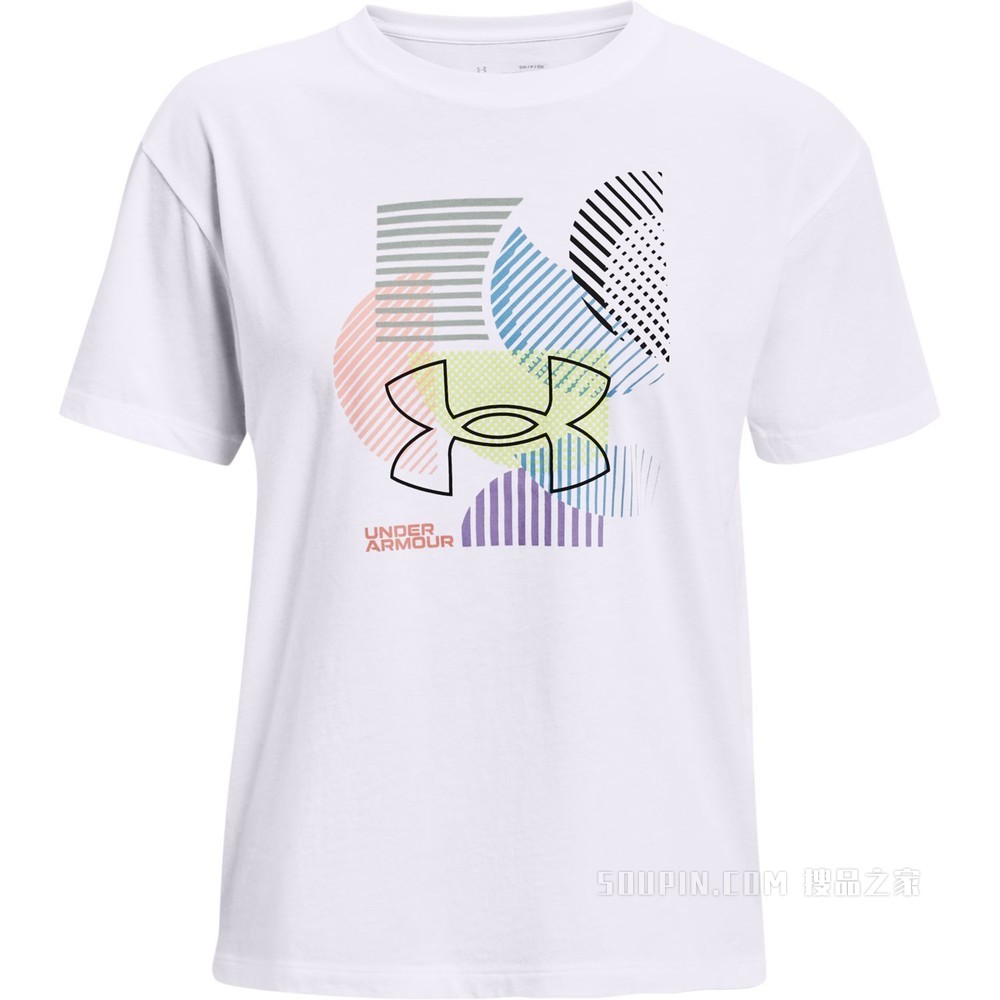 女士UA Geo Graphic短袖T恤