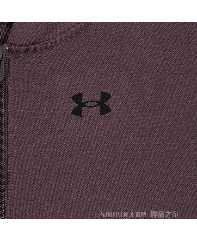 女士UA Rival Terry 全拉链连帽上衣