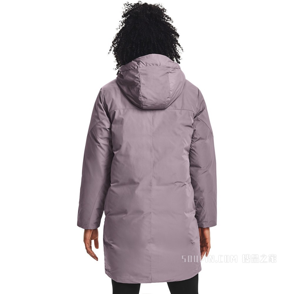 女士UA RECOVER长款羽绒外套