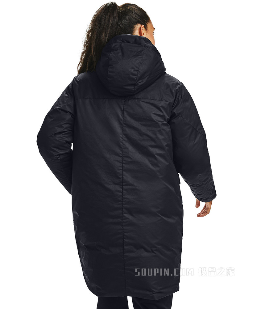 女士UA RECOVER长款羽绒外套