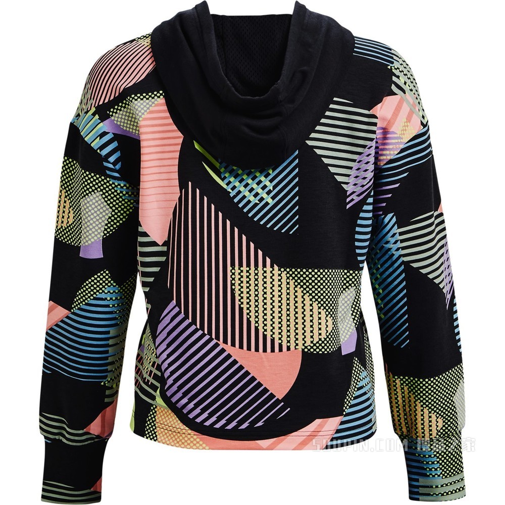 女士UA Rival Terry Geo印花连帽上衣