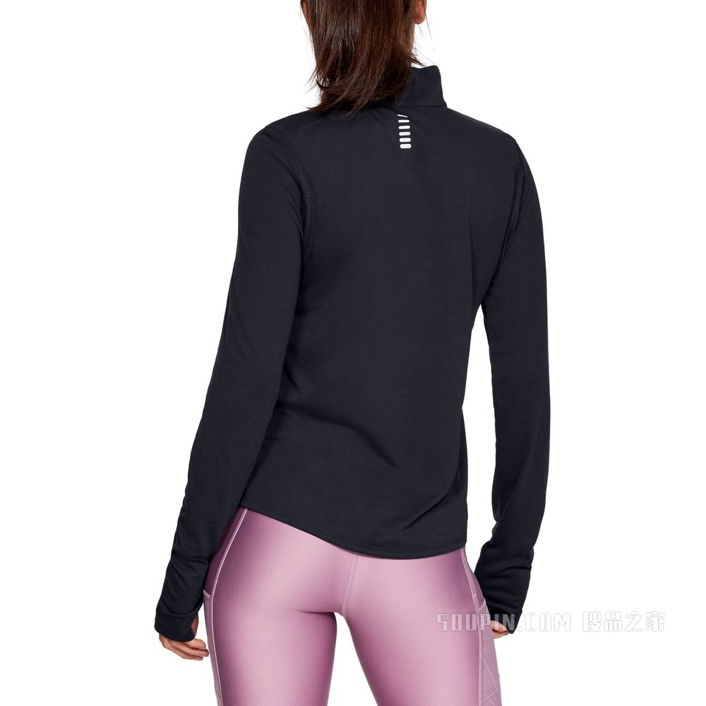 女士UA Streaker 1/2拉链运动上衣