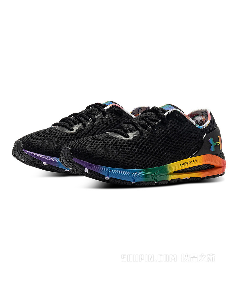 女士UA HOVR Sonic 4 Pride CN跑鞋