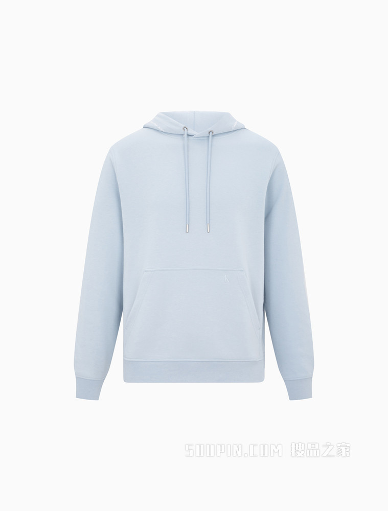 Calvin Klein 男士休闲抽绳连帽印花刺绣卫衣J319701
