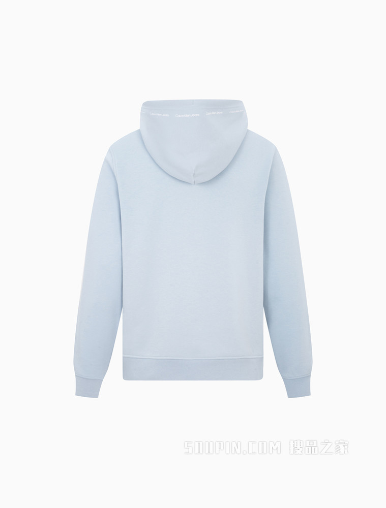 Calvin Klein 男士休闲抽绳连帽印花刺绣卫衣J319701
