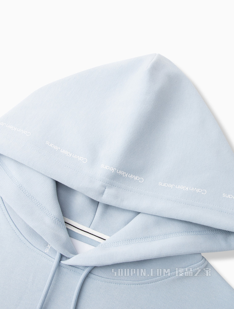 Calvin Klein 男士休闲抽绳连帽印花刺绣卫衣J319701