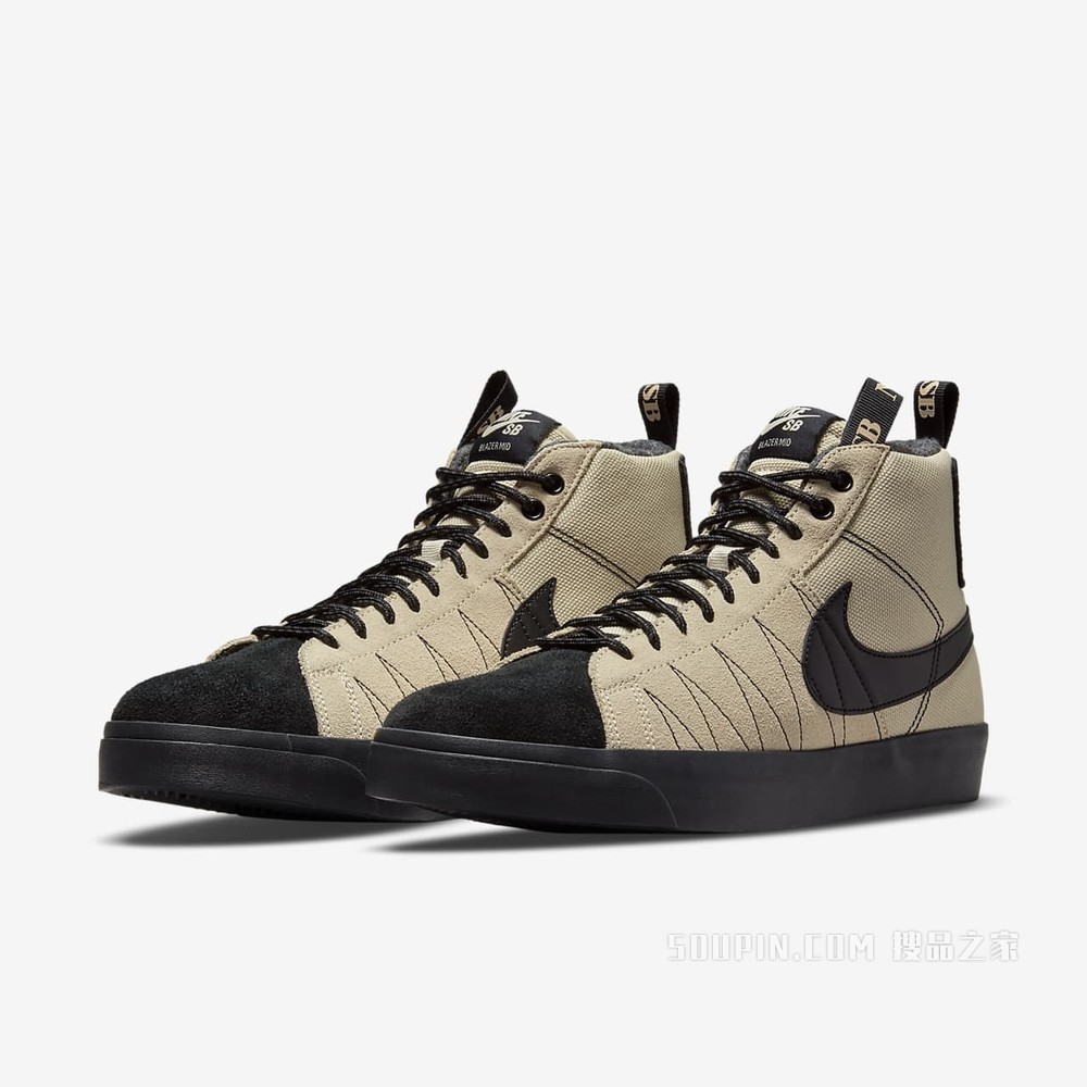 Nike SB Zoom Blazer Mid PRM 男/女滑板鞋