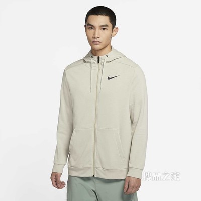Nike Dri-FIT 男子全长拉链开襟训练连帽衫