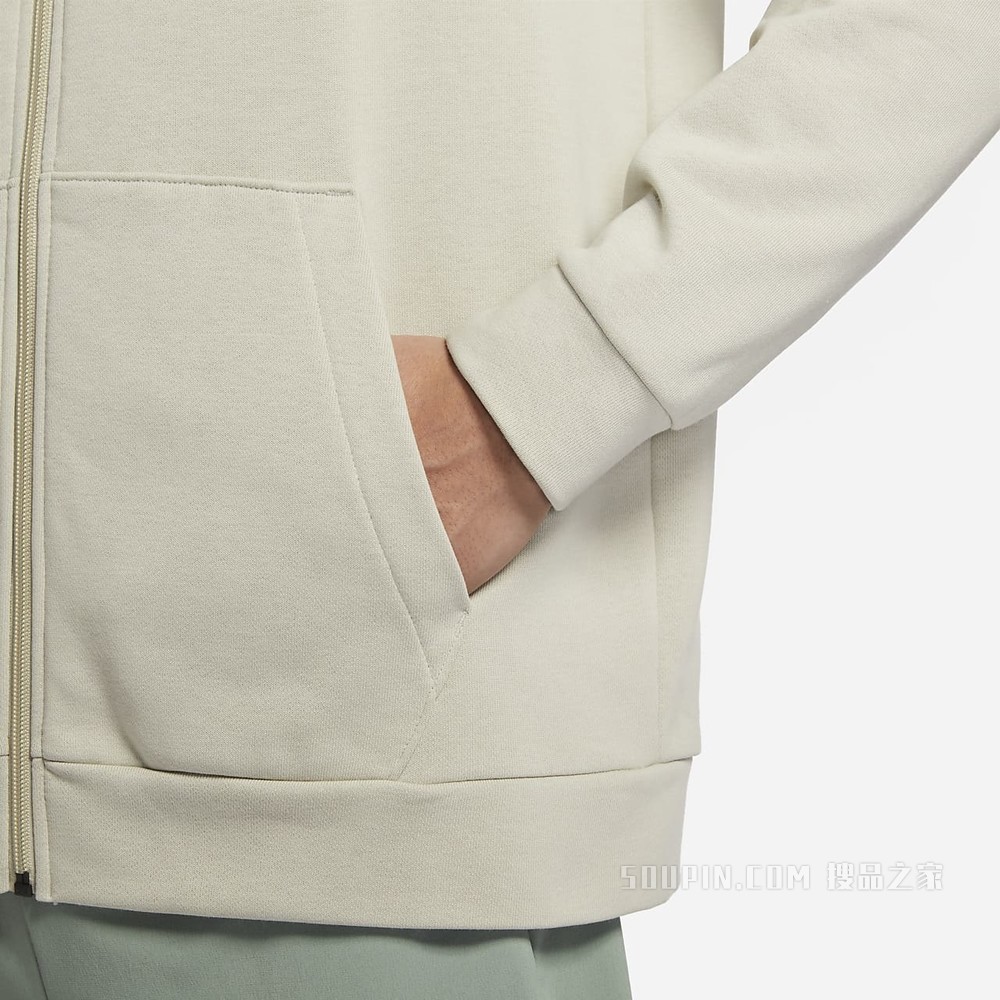 Nike Dri-FIT 男子全长拉链开襟训练连帽衫