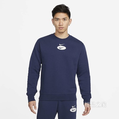 Nike Sportswear Swoosh League 男子起绒圆领上衣