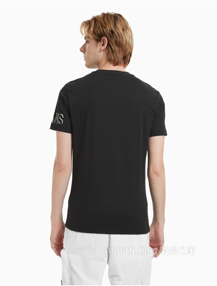 Calvin Klein男款潮流通勤时尚简约短袖T恤J319612