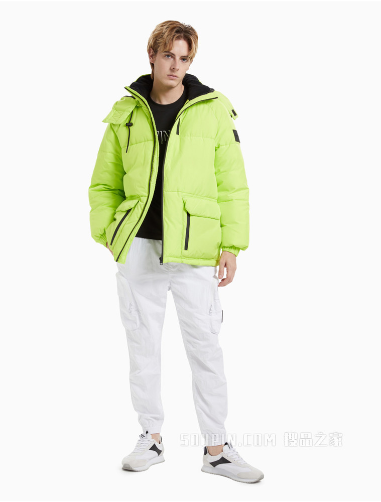 Calvin Klein男款潮流通勤时尚简约短袖T恤J319612