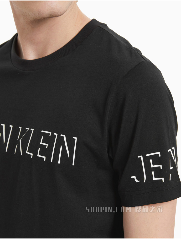 Calvin Klein男款潮流通勤时尚简约短袖T恤J319612