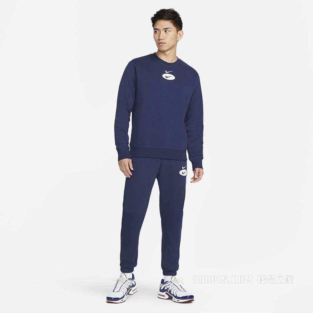 Nike Sportswear Swoosh League 男子起绒圆领上衣