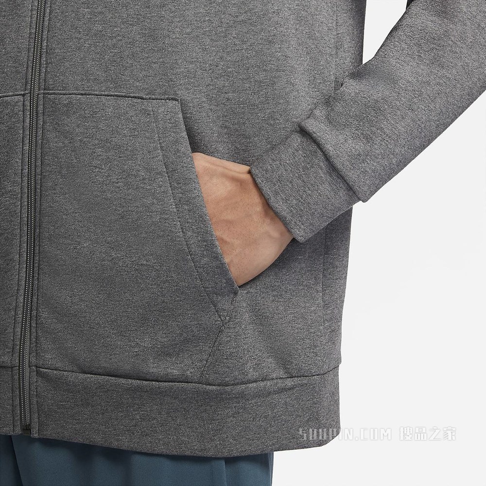 Nike Dri-FIT 男子全长拉链开襟训练连帽衫