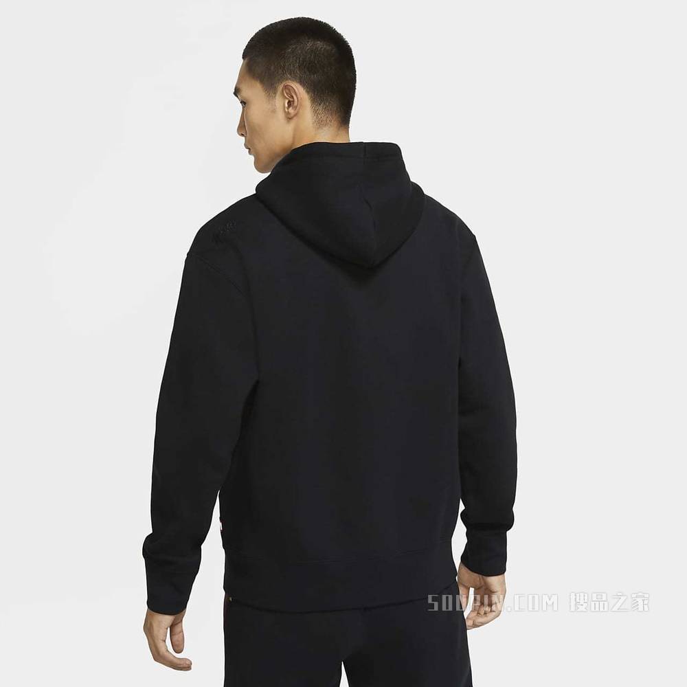 Jordan Flight 男子全长拉链开襟起绒连帽衫