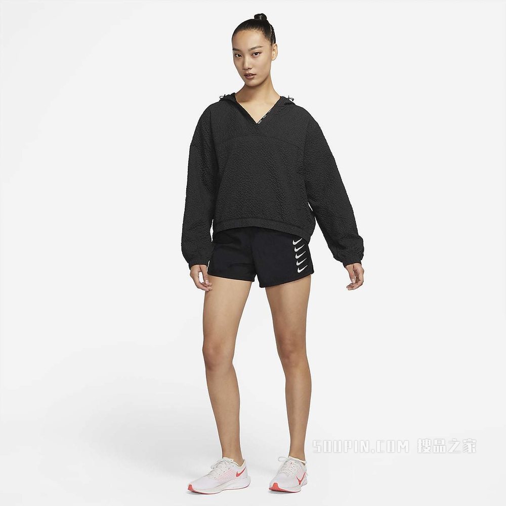 Nike Icon Clash 女子跑步梭织套头上衣