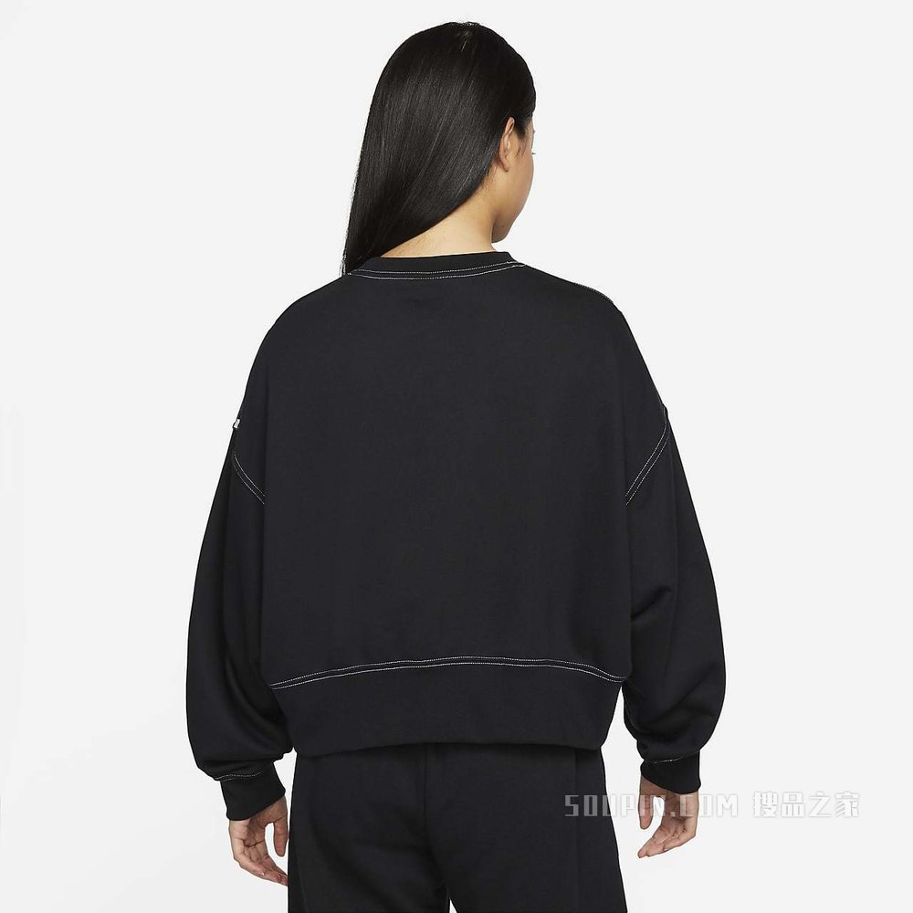 Nike Sportswear Swoosh 女子短款圆领运动衫