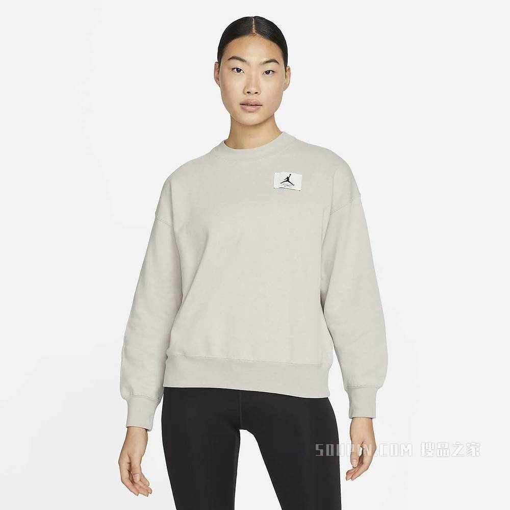 Jordan Essentials 女子针织圆领运动衫
